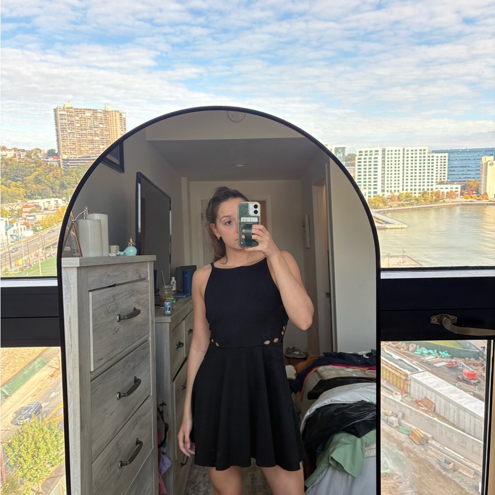 Free People Black Mini Dress